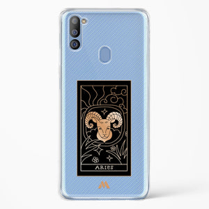Tarot Card Zodiac Aries Crystal Clear Transparent Case-(Samsung)