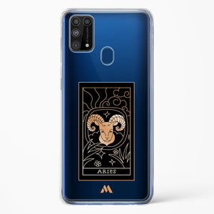 Tarot Card Zodiac Aries Crystal Clear Transparent Case-(Samsung)