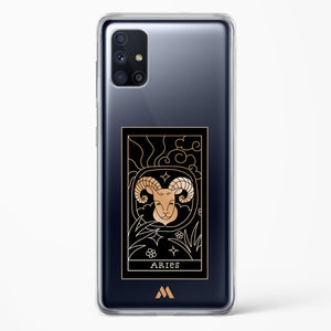 Tarot Card Zodiac Aries Crystal Clear Transparent Case-(Samsung)