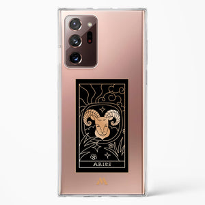 Tarot Card Zodiac Aries Crystal Clear Transparent Case-(Samsung)