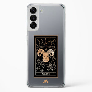 Tarot Card Zodiac Aries Crystal Clear Transparent Case-(Samsung)