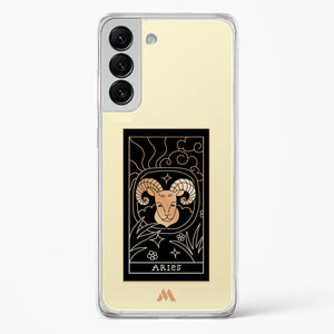 Tarot Card Zodiac Aries Crystal Clear Transparent Case-(Samsung)