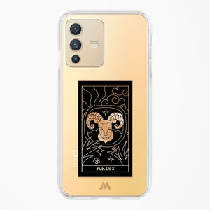 Tarot Card Zodiac Aries Crystal Clear Transparent Case-(Vivo)