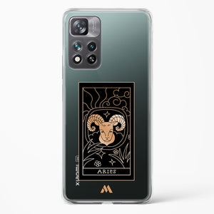Tarot Card Zodiac Aries Crystal Clear Transparent Case-(Xiaomi)