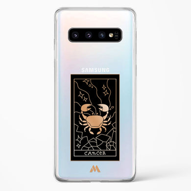 Tarot Card Zodiac Cancer Crystal Clear Transparent Case-(Samsung)