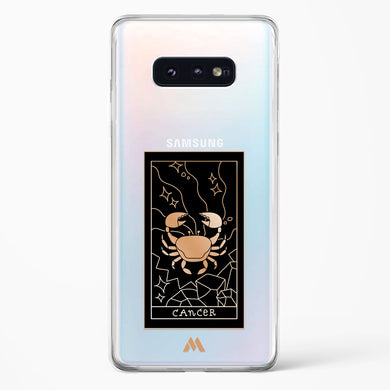 Tarot Card Zodiac Cancer Crystal Clear Transparent Case-(Samsung)