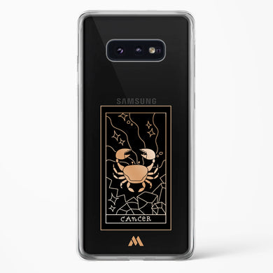 Tarot Card Zodiac Cancer Crystal Clear Transparent Case-(Samsung)
