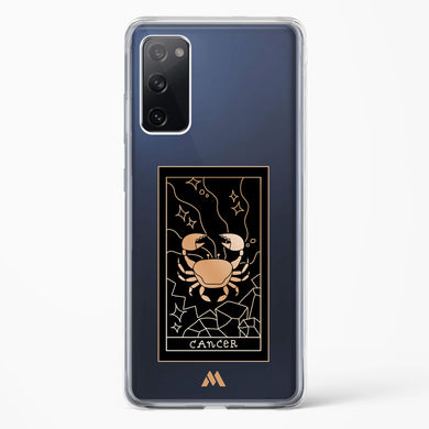 Tarot Card Zodiac Cancer Crystal Clear Transparent Case-(Samsung)