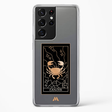 Tarot Card Zodiac Cancer Crystal Clear Transparent Case-(Samsung)