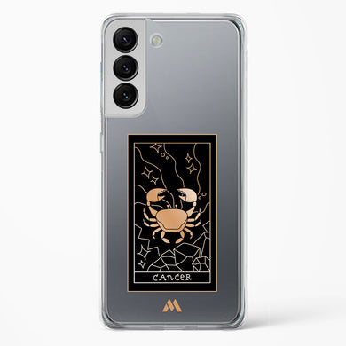 Tarot Card Zodiac Cancer Crystal Clear Transparent Case-(Samsung)
