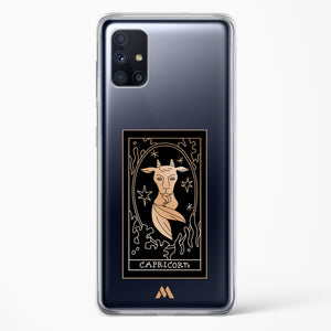 Tarot Card Zodiac Capricorn Crystal Clear Transparent Case-(Samsung)