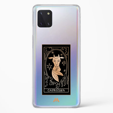 Tarot Card Zodiac Capricorn Crystal Clear Transparent Case-(Samsung)