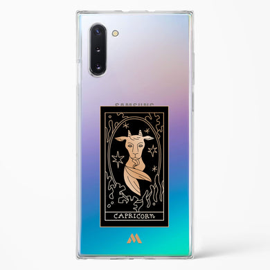 Tarot Card Zodiac Capricorn Crystal Clear Transparent Case-(Samsung)