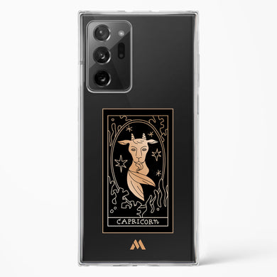 Tarot Card Zodiac Capricorn Crystal Clear Transparent Case-(Samsung)
