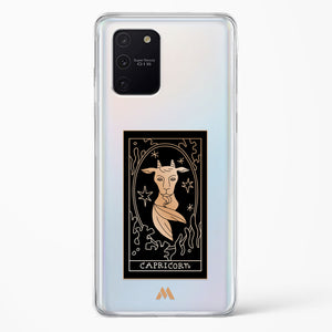 Tarot Card Zodiac Capricorn Crystal Clear Transparent Case-(Samsung)