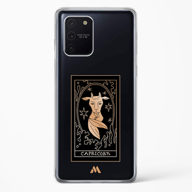 Tarot Card Zodiac Capricorn Crystal Clear Transparent Case-(Samsung)