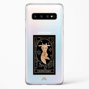 Tarot Card Zodiac Capricorn Crystal Clear Transparent Case-(Samsung)