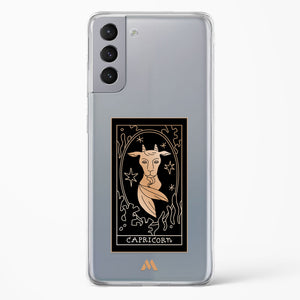 Tarot Card Zodiac Capricorn Crystal Clear Transparent Case-(Samsung)