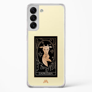 Tarot Card Zodiac Capricorn Crystal Clear Transparent Case-(Samsung)