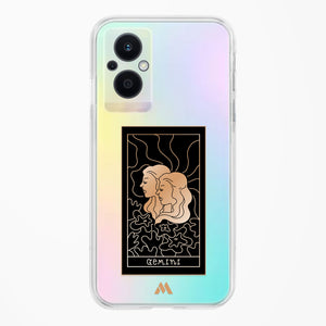 Tarot Card Zodiac Gemini Crystal Clear Transparent Case-(Oppo)