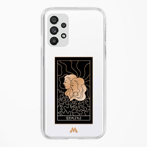 Tarot Card Zodiac Gemini Crystal Clear Transparent Case-(Samsung)