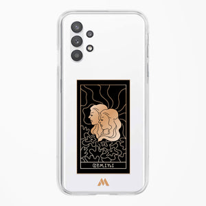 Tarot Card Zodiac Gemini Crystal Clear Transparent Case-(Samsung)