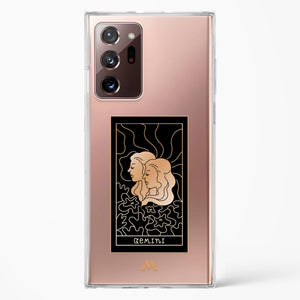 Tarot Card Zodiac Gemini Crystal Clear Transparent Case-(Samsung)