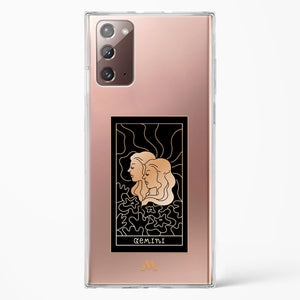 Tarot Card Zodiac Gemini Crystal Clear Transparent Case-(Samsung)