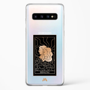 Tarot Card Zodiac Gemini Crystal Clear Transparent Case-(Samsung)