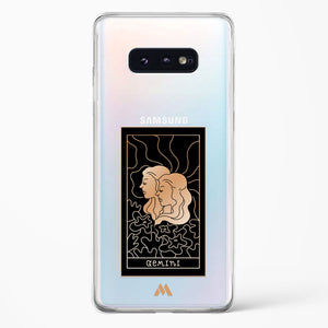 Tarot Card Zodiac Gemini Crystal Clear Transparent Case-(Samsung)