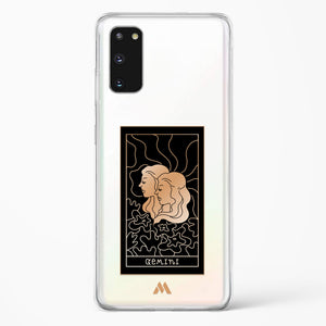 Tarot Card Zodiac Gemini Crystal Clear Transparent Case-(Samsung)