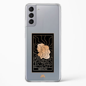 Tarot Card Zodiac Gemini Crystal Clear Transparent Case-(Samsung)