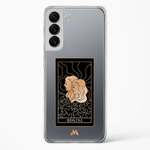 Tarot Card Zodiac Gemini Crystal Clear Transparent Case-(Samsung)