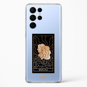Tarot Card Zodiac Gemini Crystal Clear Transparent Case-(Samsung)