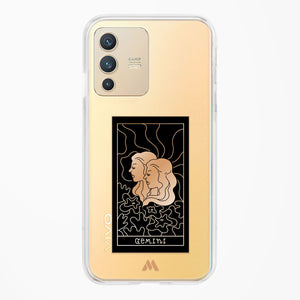 Tarot Card Zodiac Gemini Crystal Clear Transparent Case-(Vivo)