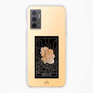 Tarot Card Zodiac Gemini Crystal Clear Transparent Case-(Vivo)