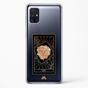 Tarot Card Zodiac Leo Crystal Clear Transparent Case-(Samsung)