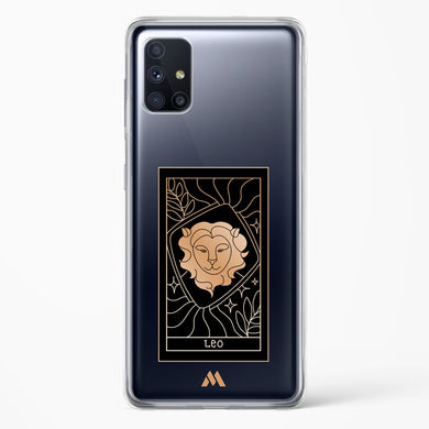 Tarot Card Zodiac Leo Crystal Clear Transparent Case-(Samsung)