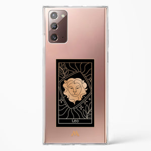 Tarot Card Zodiac Leo Crystal Clear Transparent Case-(Samsung)