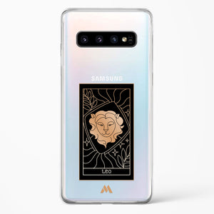 Tarot Card Zodiac Leo Crystal Clear Transparent Case-(Samsung)