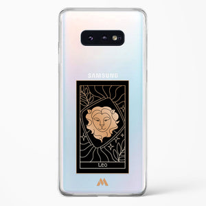 Tarot Card Zodiac Leo Crystal Clear Transparent Case-(Samsung)