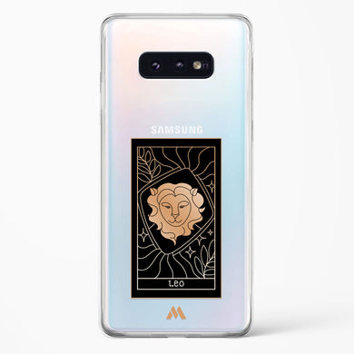 Tarot Card Zodiac Leo Crystal Clear Transparent Case-(Samsung)