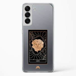 Tarot Card Zodiac Leo Crystal Clear Transparent Case-(Samsung)