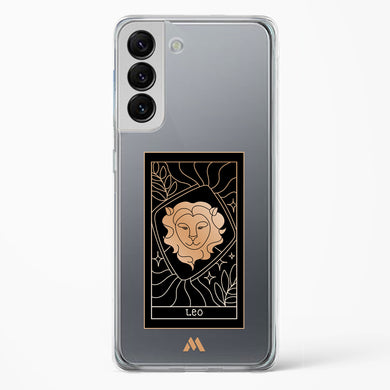 Tarot Card Zodiac Leo Crystal Clear Transparent Case-(Samsung)