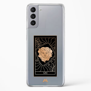 Tarot Card Zodiac Leo Crystal Clear Transparent Case-(Samsung)