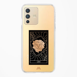 Tarot Card Zodiac Leo Crystal Clear Transparent Case-(Vivo)