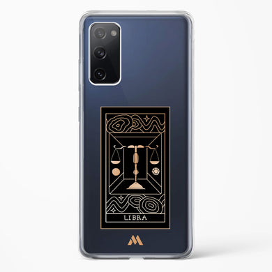 Tarot Card Zodiac Libra Crystal Clear Transparent Case-(Samsung)