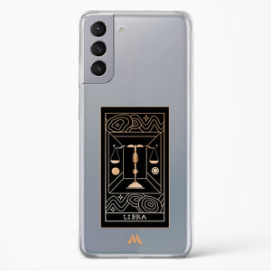 Tarot Card Zodiac Libra Crystal Clear Transparent Case-(Samsung)