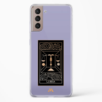 Tarot Card Zodiac Libra Crystal Clear Transparent Case-(Samsung)