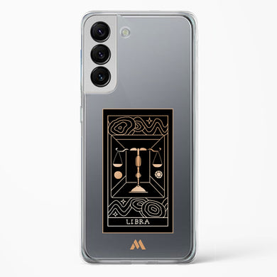 Tarot Card Zodiac Libra Crystal Clear Transparent Case-(Samsung)